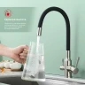 Смеситель для кухни Raglo R81.64.05 Сатин Черный латунь