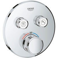 Смеситель для душа Grohe Grohtherm SmartControl 29119000 с термостатом Хром латунь встраиваемый
