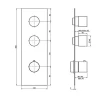 Смеситель для душа Fima Carlo Frattini Fimatherm F3869X2OS цвет Золотой