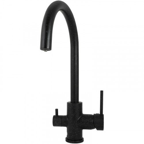 Смеситель для кухни Kaiser Merkur 26744-12 Черный мрамор латунь