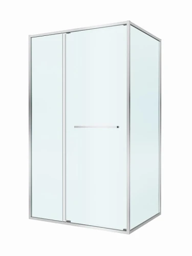 Душевой уголок Cezares Lux 110x100 LUX-AH-FS-11-110/100-C-CR профиль Хром стекло прозрачное
