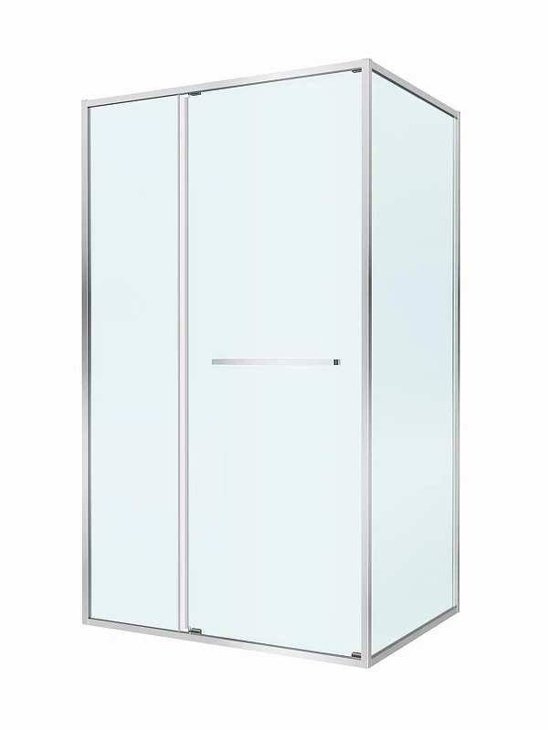 Душевой уголок Cezares Lux 110x100 LUX-AH-FS-11-110/100-C-CR профиль Хром стекло прозрачное