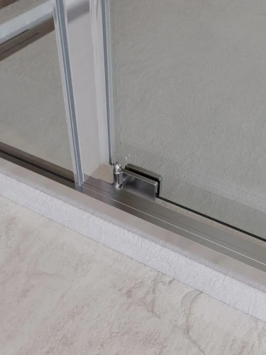 Душевой уголок Cezares Lux 110x100 LUX-AH-FS-11-110/100-C-CR профиль Хром стекло прозрачное