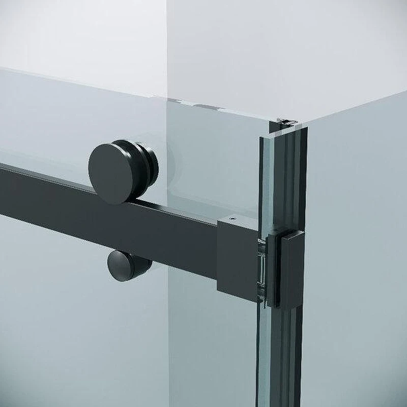 Душевой уголок Grossman Classic 160x70 120.K33.04.1670.21.00 профиль Черный матовый стекло прозрачное
