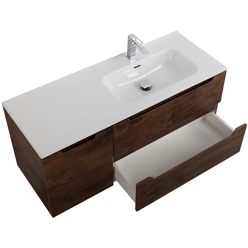 Тумба под раковину BelBagno Etna 120 R ETNA-1200-2C-1A-SO-RW-R подвесная Rovere Moro МДФ / ЛДСП