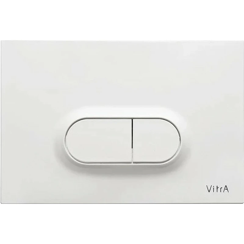 Комплект унитаза с инсталляцией Vitra Normus 9773B003-7201 с сиденьем Микролифт и Белой глянцевой клавишей смыва
