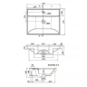 Раковина Scarabeo ML 62 3004 цвет Белый