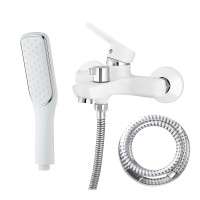 Смеситель для ванны Melodia della vita Moderno MDV35140_wt Белый Хром латунь на стену