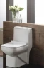 Унитаз моноблок Azario Zeno AZ-1169 с бачком и сиденьем Микролифт фаянс напольный