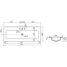 Раковина Ceramicanova Grace 120 CN7024MB Черная матовая
