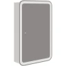 Зеркальный шкаф Corozo Алабама 50/С SD-00001389 с подсветкой Белый МДФ / ЛДСП, стекло