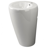 Раковина Ceramicanova Simple 55 CN1807 Белая фаянс напольный