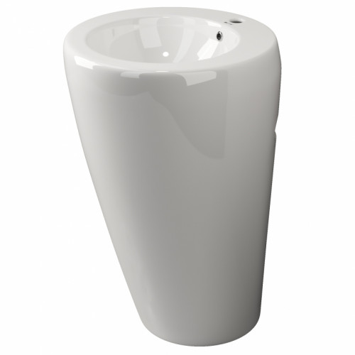 Раковина Ceramicanova Simple 55 CN1807 Белая фаянс напольный