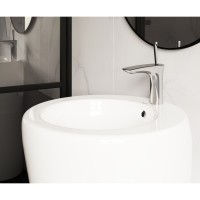 Раковина Ceramicanova Simple 55 CN1807 Белая фаянс напольный
