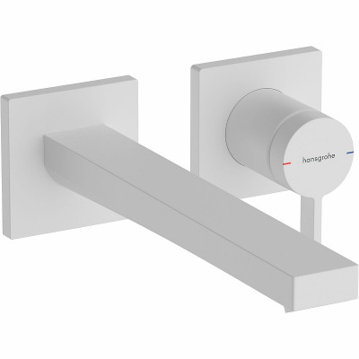 Смеситель для раковины Hansgrohe Tecturis E 73051700 Белый матовый латунь встраиваемый