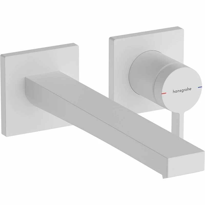 Смеситель для раковины Hansgrohe Tecturis E 73051700 Белый матовый латунь встраиваемый