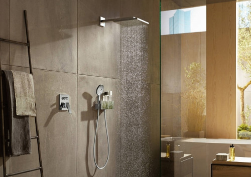 Верхний душ Hansgrohe Raindance 26238670 Черный матовый латунь на стену