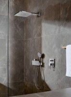 Верхний душ Hansgrohe Raindance 26238670 Черный матовый латунь на стену