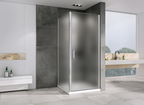 Душевой уголок Abber Sonnenstrand 100х90 AG04100M-S90M профиль Хром стекло матовое