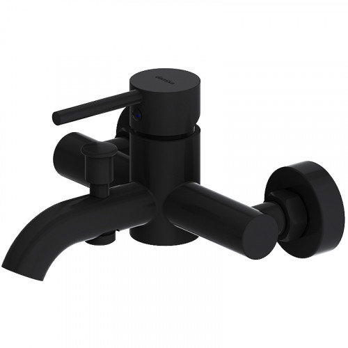 Смеситель для ванны Damixa Scandinavian Pure 361000300 Черный матовый латунь на стену