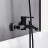 Смеситель для ванны Damixa Scandinavian Pure 361000300 Черный матовый латунь на стену
