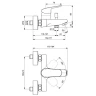 Комплект смесителей Ideal Standard Ceraflex BD001AA Хром