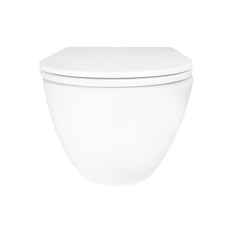 Унитаз Azario Rumba AZ-5175T-WHT подвесной цвет Белый с сиденьем Микролифт