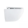 Унитаз Azario Rumba AZ-5175T-WHT подвесной цвет Белый с сиденьем Микролифт