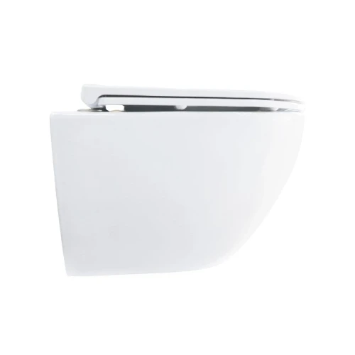 Унитаз Azario Rumba AZ-5175T-WHT подвесной цвет Белый с сиденьем Микролифт