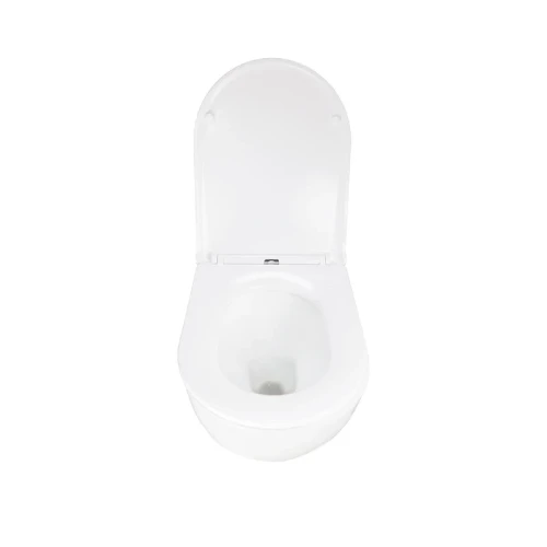 Унитаз Azario Rumba AZ-5175T-WHT подвесной цвет Белый с сиденьем Микролифт