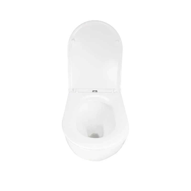 Унитаз Azario Rumba AZ-5175T-WHT подвесной цвет Белый с сиденьем Микролифт