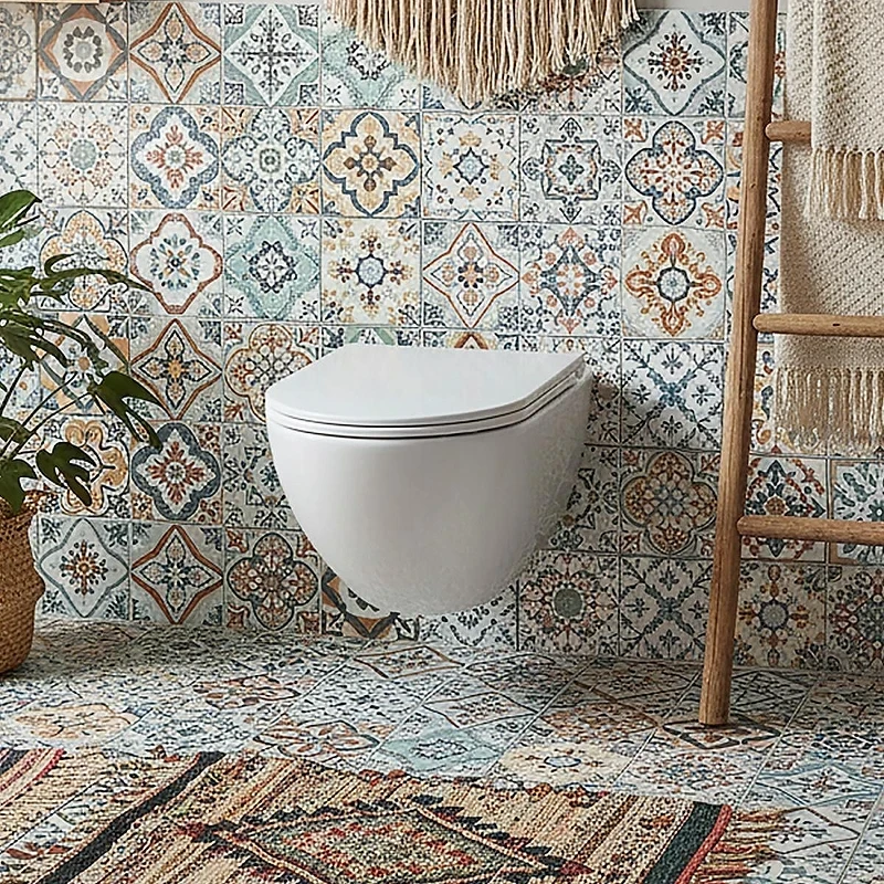 Унитаз Azario Rumba AZ-5175T-WHT подвесной цвет Белый с сиденьем Микролифт