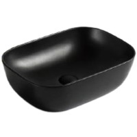Раковина-чаша BelBagno 50 BB1302-H301 Черная матовая фаянс накладная