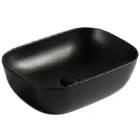 Раковина-чаша BelBagno 50 BB1302-H301 Черная матовая фаянс накладная