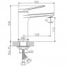 Смеситель для раковины Haiba HB10572 Хром