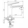 Смеситель для раковины Haiba HB10572 Хром