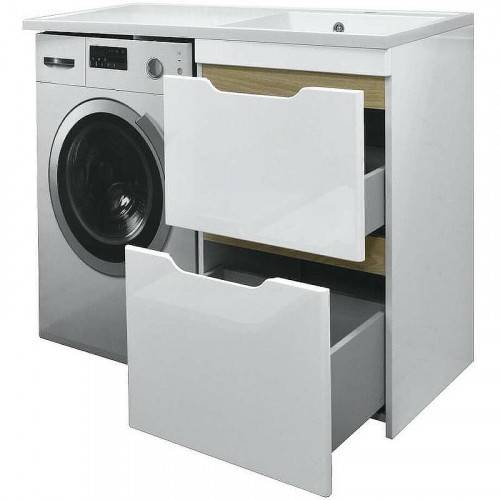 Тумба с раковиной Azario Magenta 120 R CS00079141 Белая