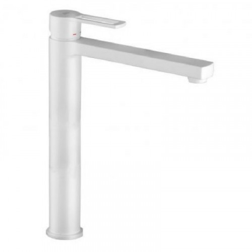 Смеситель для раковины Paffoni Ringo RIN081BO Белый матовый