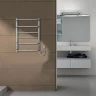 Электрический полотенцесушитель Azario Milan 400x600 П6 AZ90846 диммер справа Хром