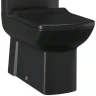 Унитаз компакт Creavit Lara LR360-11SM00E-0000 Черный матовый без бачка и сиденья фарфор напольный