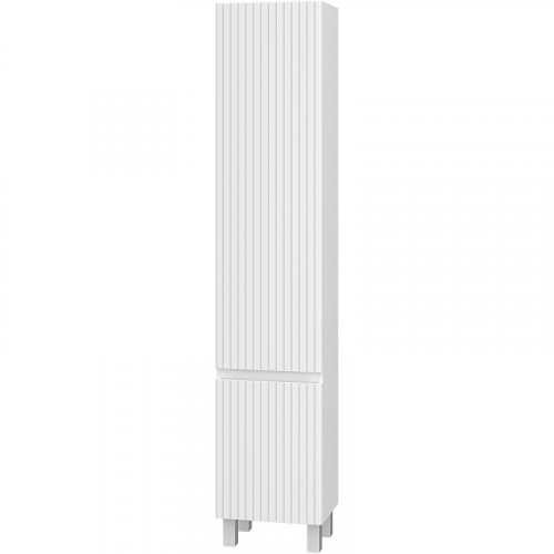 Шкаф пенал Brevita Victory 35 L VIC-05035-010L Белый матовый МДФ / ЛДСП