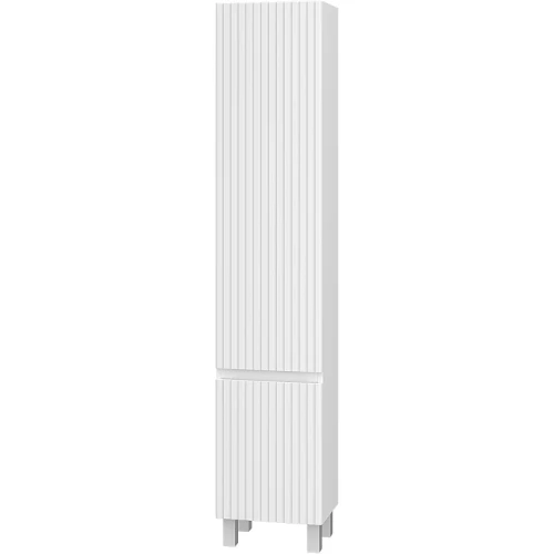 Шкаф пенал Brevita Victory 35 L VIC-05035-010L Белый матовый МДФ / ЛДСП