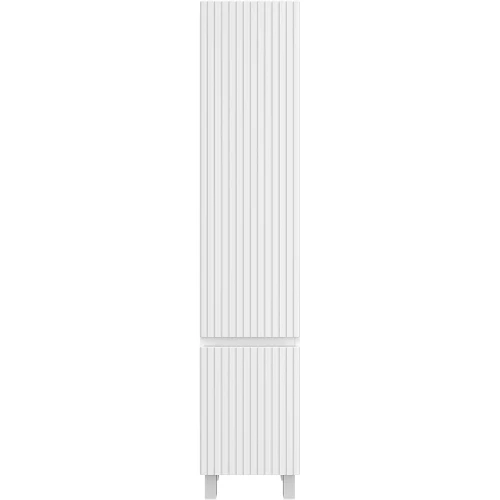 Шкаф пенал Brevita Victory 35 L VIC-05035-010L Белый матовый МДФ / ЛДСП