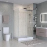 Душевой уголок BelBagno Marino 2 130x80 MARINO-2-AH-1-130/80-C-Cr профиль Хром стекло прозрачное