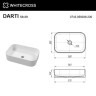 Раковина накладная Whitecross 58 0743.058038.200 цвет Белый матовый