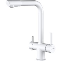 Смеситель для кухни WasserKRAFT A8357 Белый матовый латунь