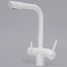 Смеситель для кухни WasserKRAFT A8357 Белый матовый латунь