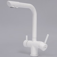 Смеситель для кухни WasserKRAFT A8357 Белый матовый латунь