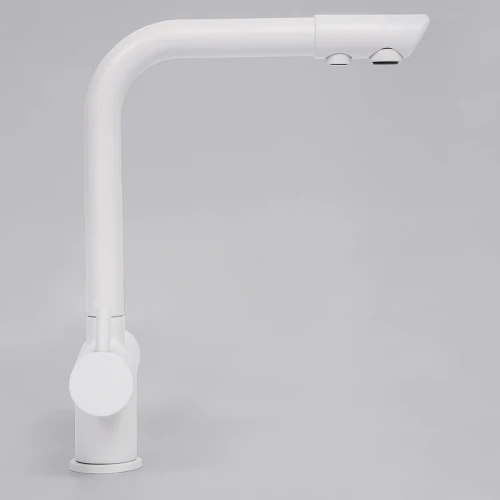 Смеситель для кухни WasserKRAFT A8357 Белый матовый латунь