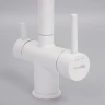 Смеситель для кухни WasserKRAFT A8357 Белый матовый латунь